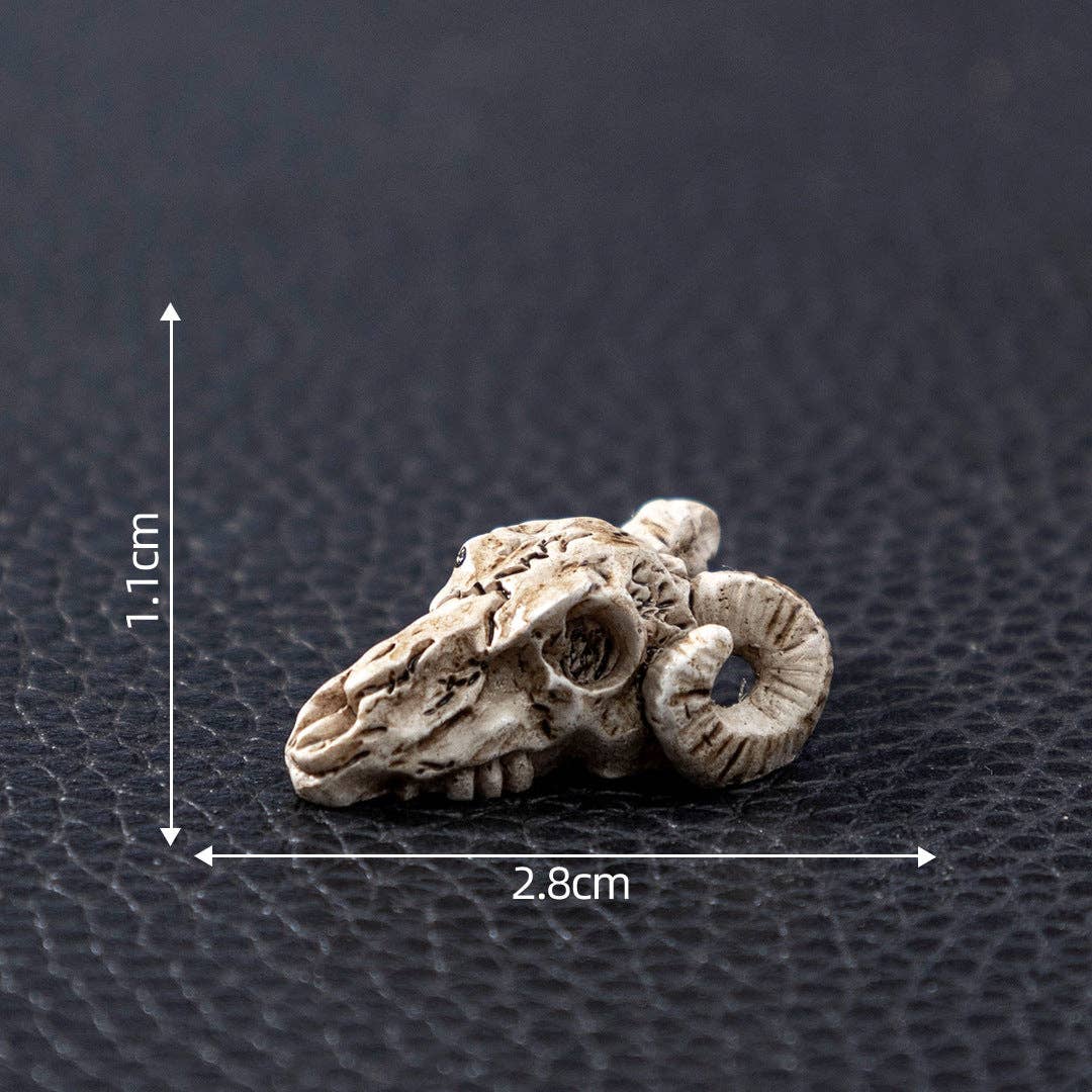 Spooky Crow Animal Skull Skeleton Halloween Miniature