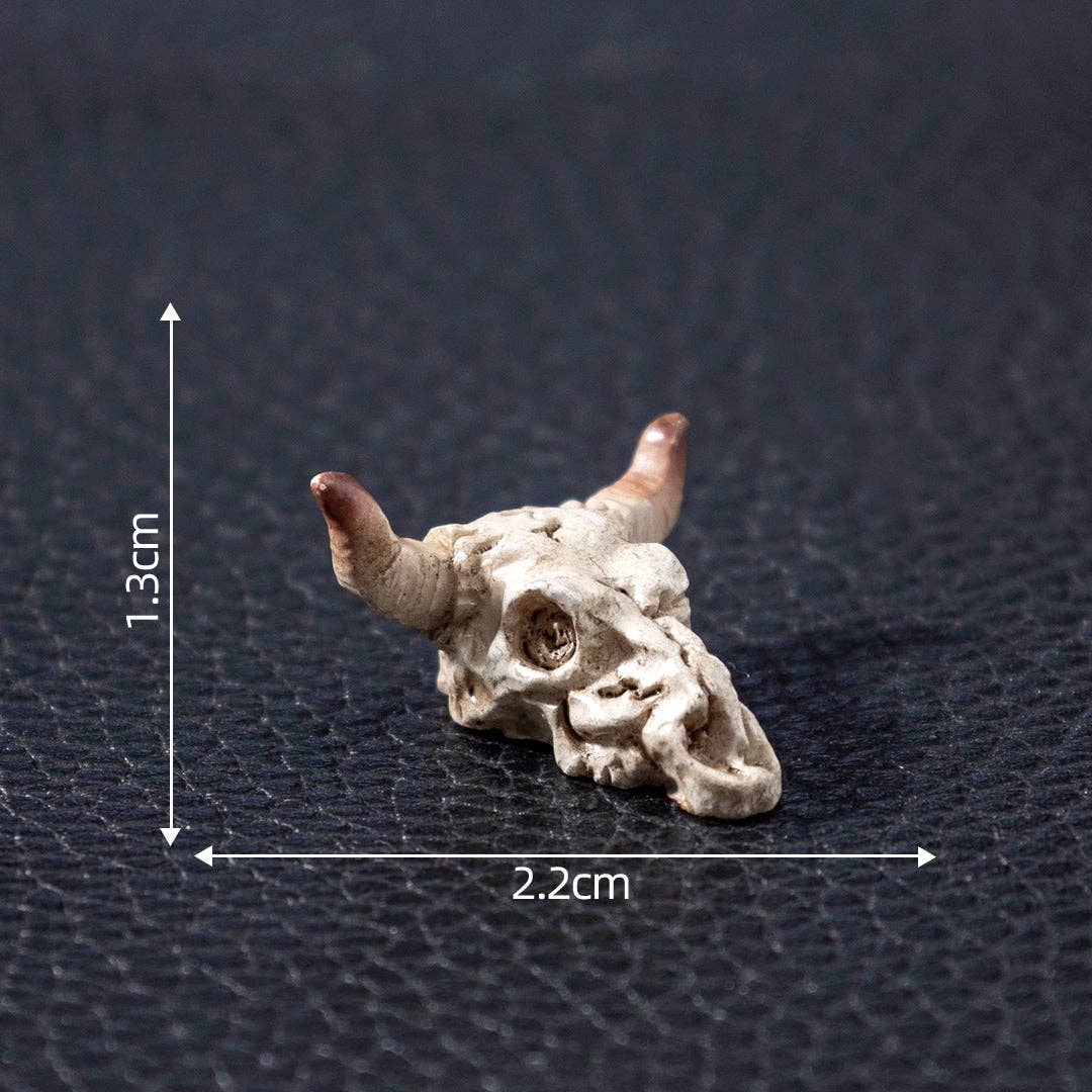 Spooky Crow Animal Skull Skeleton Halloween Miniature